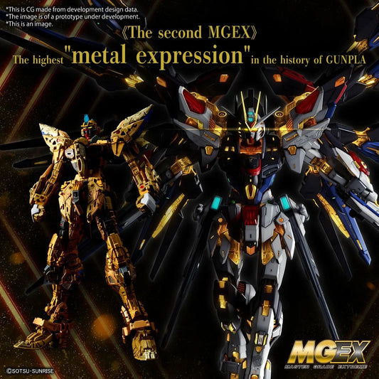 Bandai MGEX Mobile Suit: Gundam SEED Destiny Strike Freedom Gundam Master Grade Extreme 1:100 Scale Model Kit