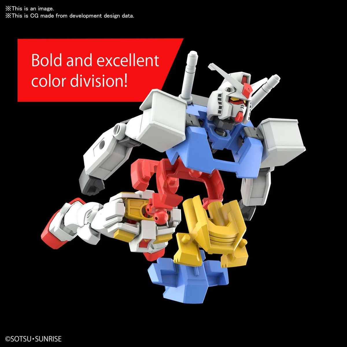 Bandai EG Mobile Suit Gundam RX-78-2 Gundam 1:144 Scale Entry Grade Model Kit