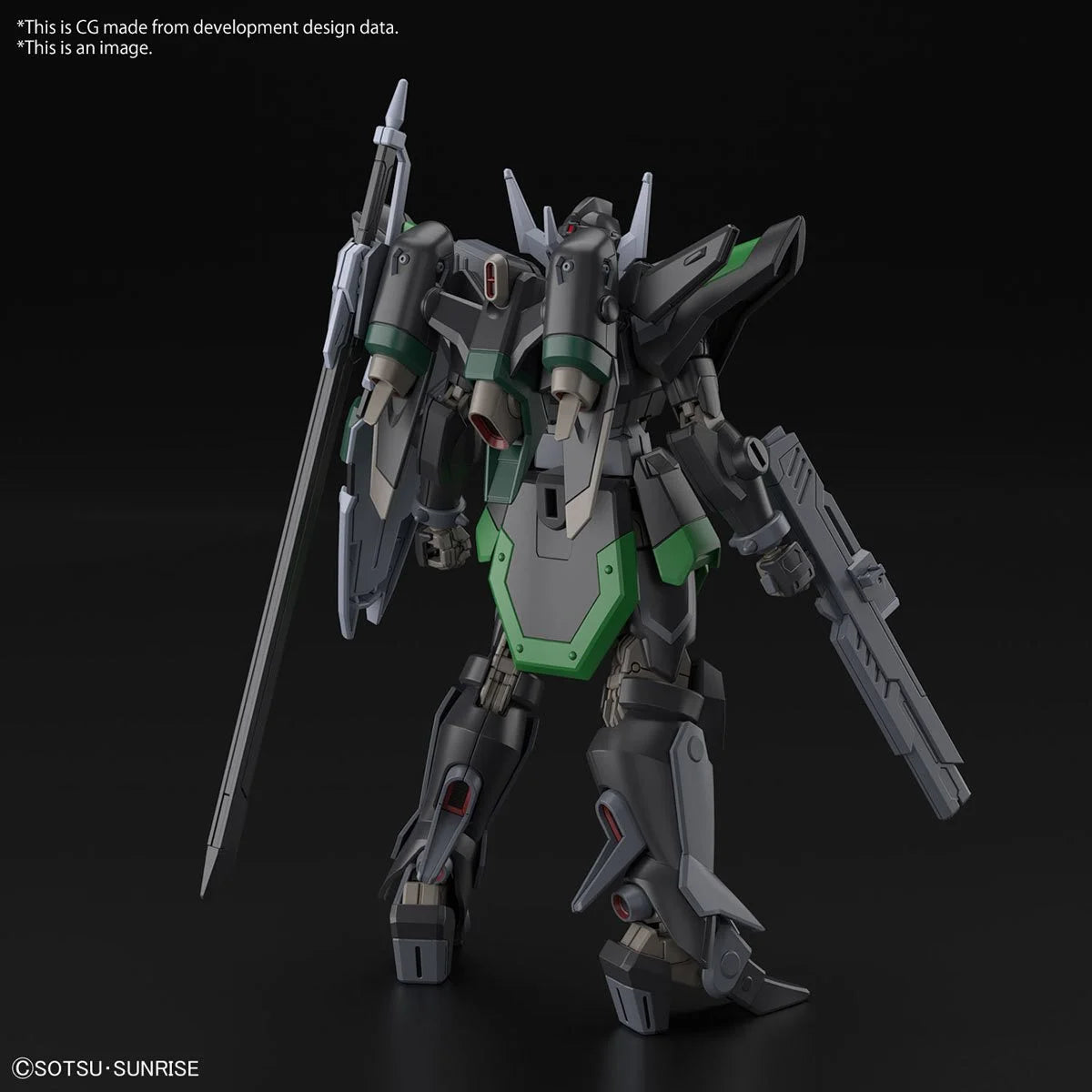 Bandai HG Mobile Suit Gundam Seed Freedom Movie Black Knight Squad Rud-ro.A (Tentative) High Grade 1:144 Scale Model Kit