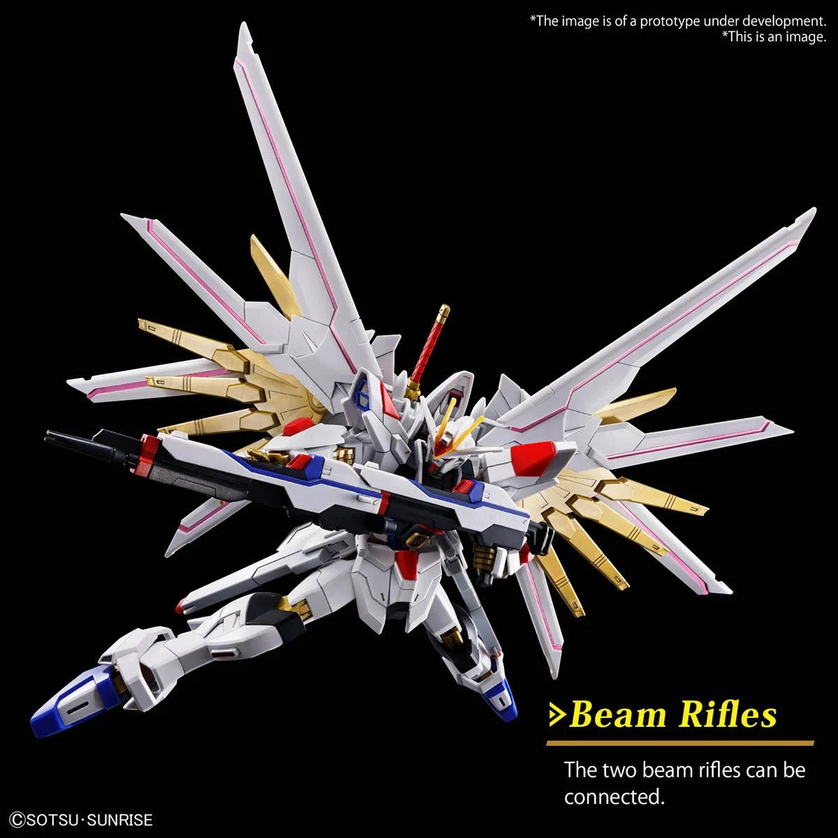 Bandai HG Mobile Suit Gundam Seed Freedom Mighty Strike Freedom Gundam High Grade 1:144 Scale Model Kit