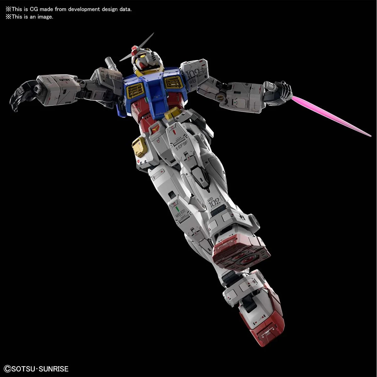 Bandai PG Mobile Suit Gundam RX-78-2 Gundam Perfect Grade Unleashed 1:60 Scale Model Kit