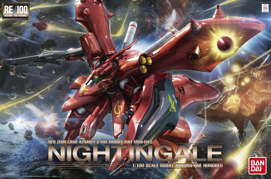 Bandai RE Mobile Suit Gundam Char's Counter Attack MSN-04 II Nightingale Reborn-One Hundred 1:100 Scale Model Kit