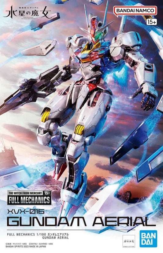 Bandai FM Mobile Suit Gundam: The Witch from Mercury Gundam Aerial Full Mechanics 1:100 Scale Model Kit