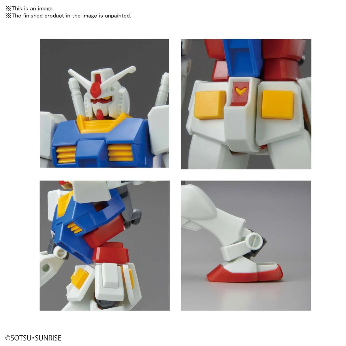 Bandai EG Mobile Suit Gundam RX-78-2 Gundam 1:144 Scale Entry Grade Model Kit