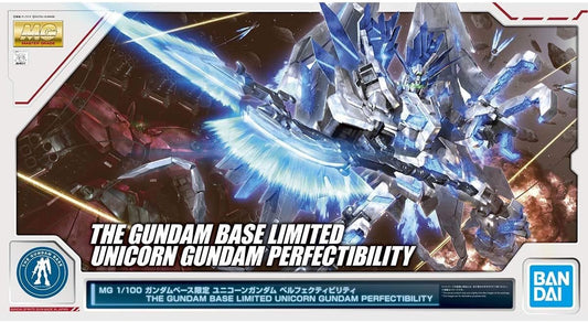 Bandai MG 1/100 Mobile Suit RX-0 Unicorn Perfectibility Gundam Base Limited Gunpla Plastic Model Kit