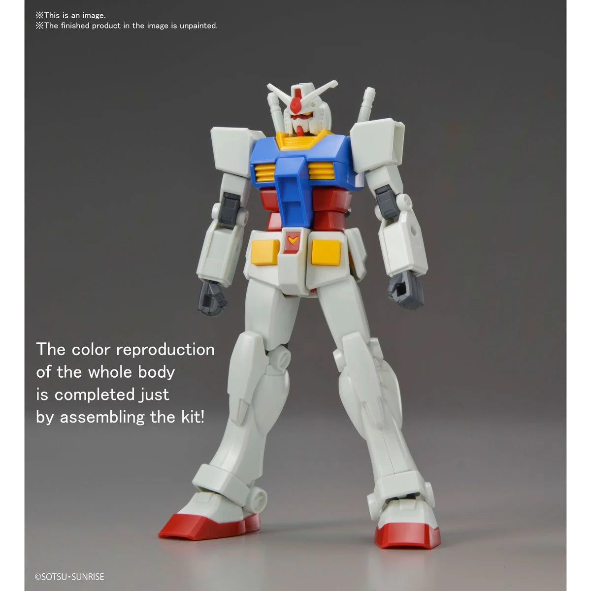 Bandai EG Mobile Suit Gundam RX-78-2 Gundam 1:144 Scale Entry Grade Model Kit