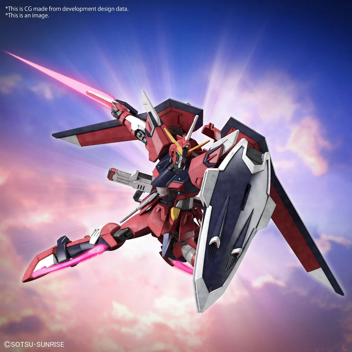 Bandai HG Mobile Suit Gundam Seed Freedom Movie Immortal Justice Gundam High Grade 1:144 Scale Model Kit