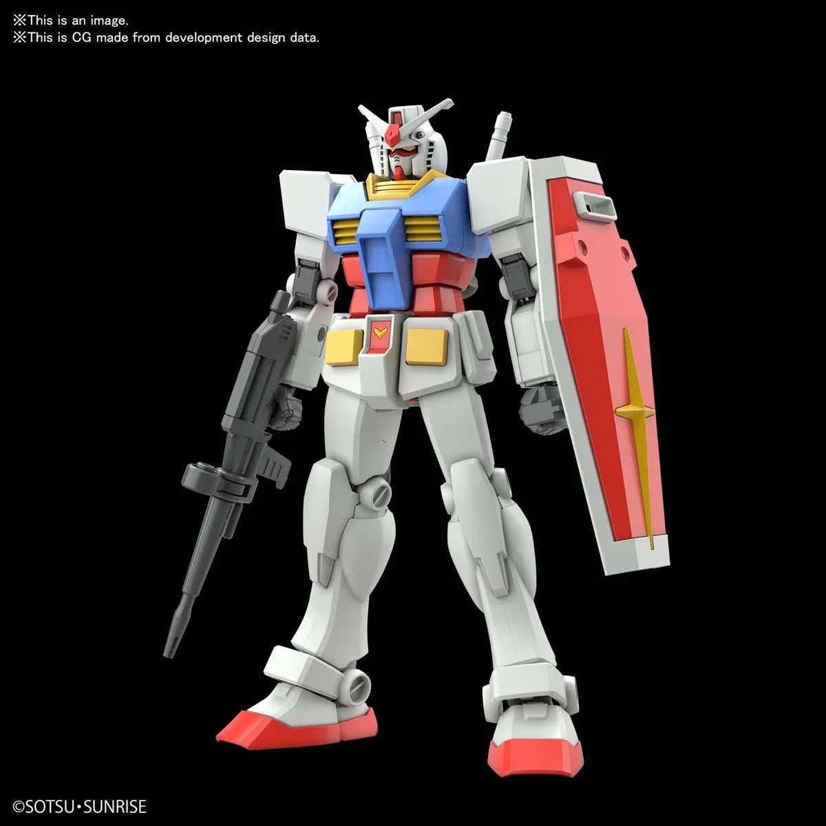 Bandai EG Mobile Suit Gundam RX-78-2 Gundam 1:144 Scale Entry Grade Model Kit