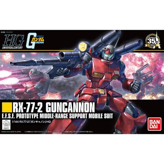 Bandai HG HGUC 1/144 #190 RX-77-2 Guncannon (Revive)