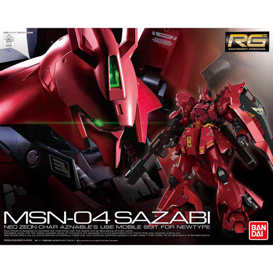 Bandai RG 1/144 MSN-04 Sazabi Model Kit