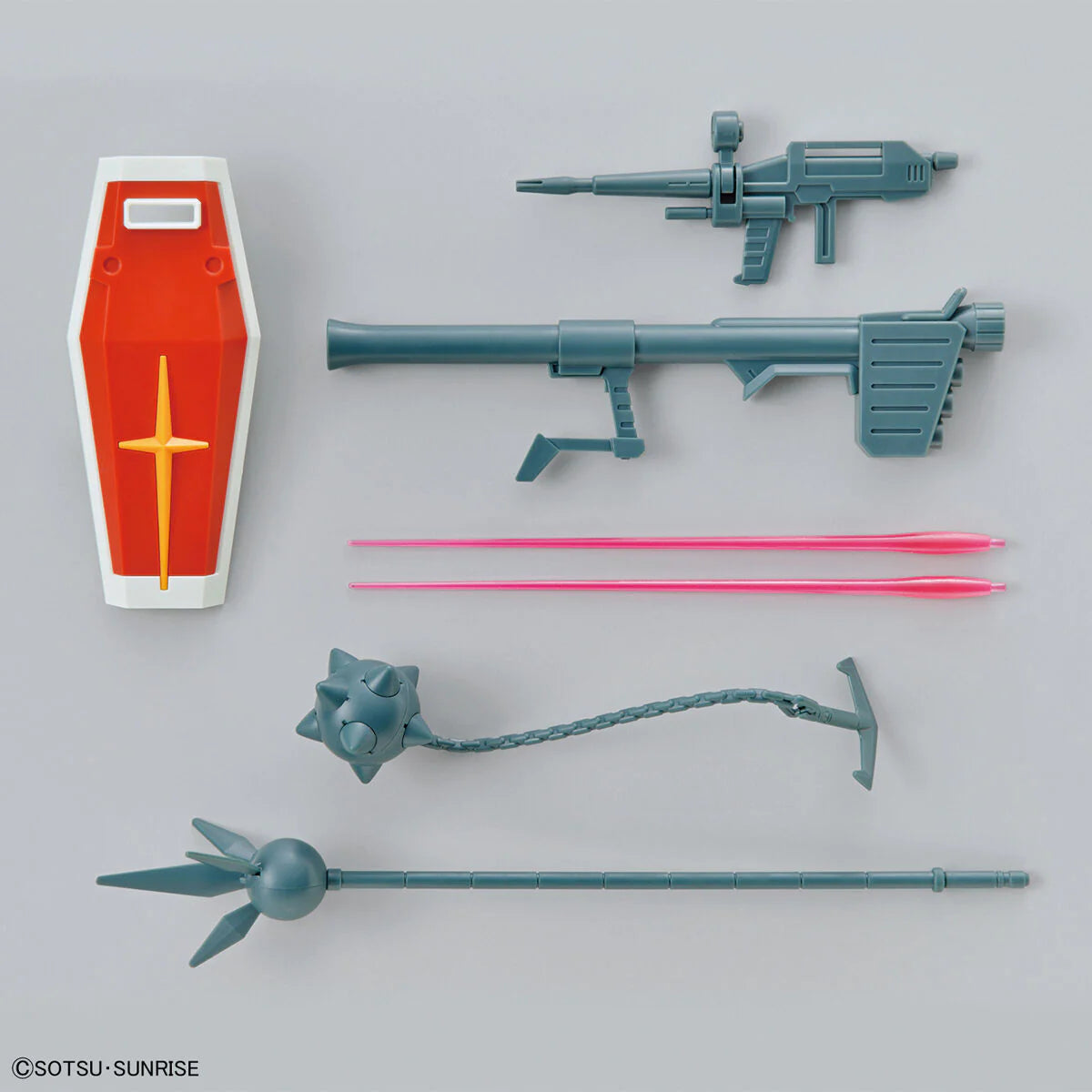 Bandai Gundam 1/144 Entry Grade RX-78-2 Gundam (Full Weapon Set) Model Kit