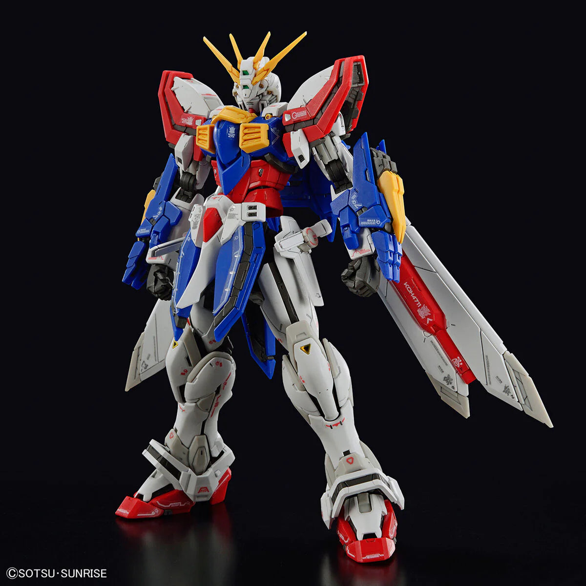 Bandai Gundam 1/144 RG #37 G Gundam GF13-017NJII God Gundam (Burning Gundam) Model Kit