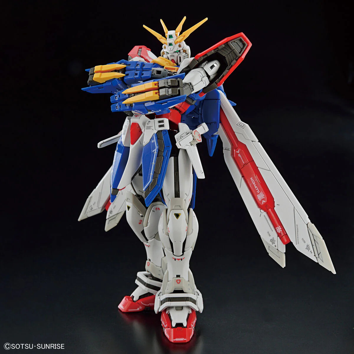 Bandai Gundam 1/144 RG #37 G Gundam GF13-017NJII God Gundam (Burning Gundam) Model Kit