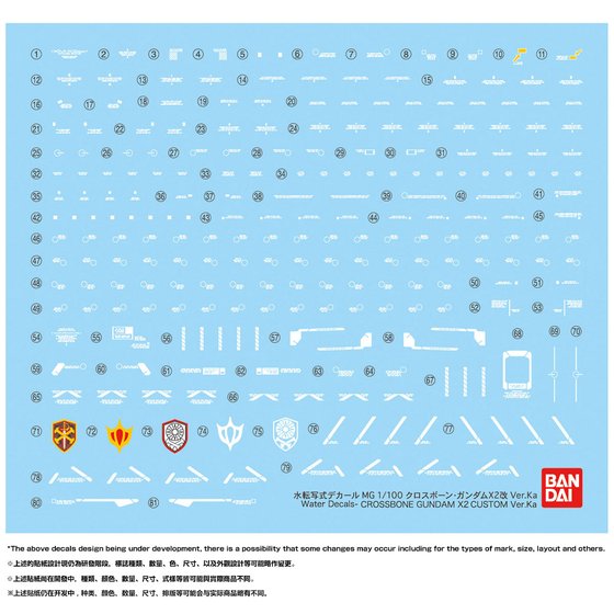Bandai PB MG MOBILE SUIT XM-X2 CROSSBONE GUNDAM X2 Custom Ver. Ka