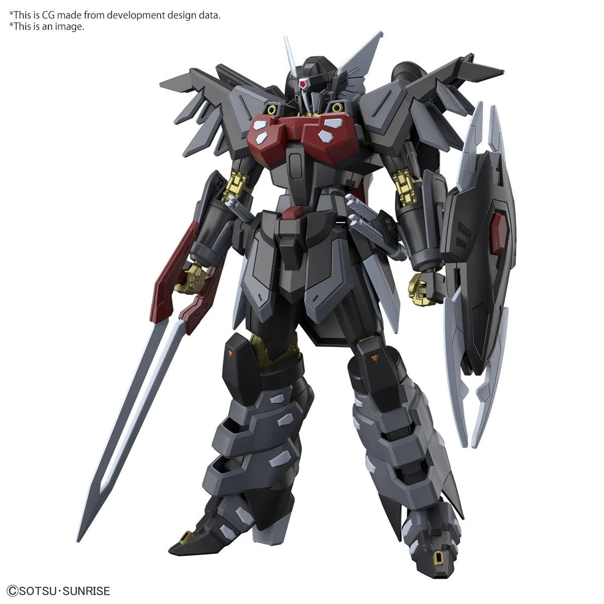 Bandai HG Mobile Suit Gundam Seed Freedom Movie Black Knight Squad Shi-ve.A High Grade 1:144 Scale Model Kit