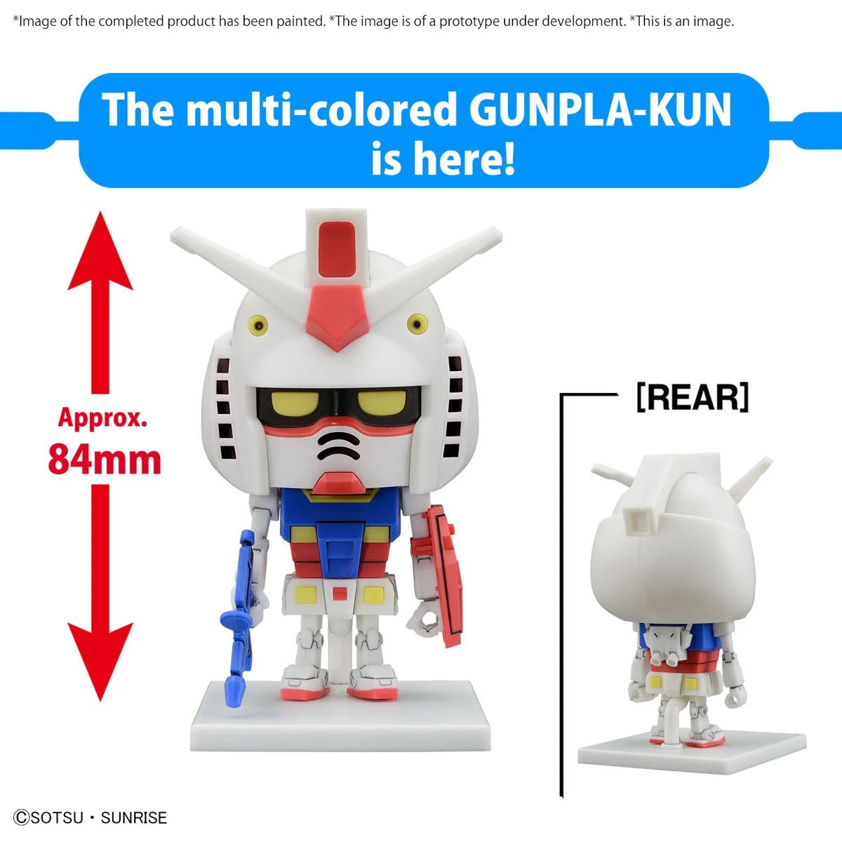 Bandai Mobile Suit Gundam Gunpla-kun DX 1:1 Scale Model Kit with Runner Version Recreation Parts