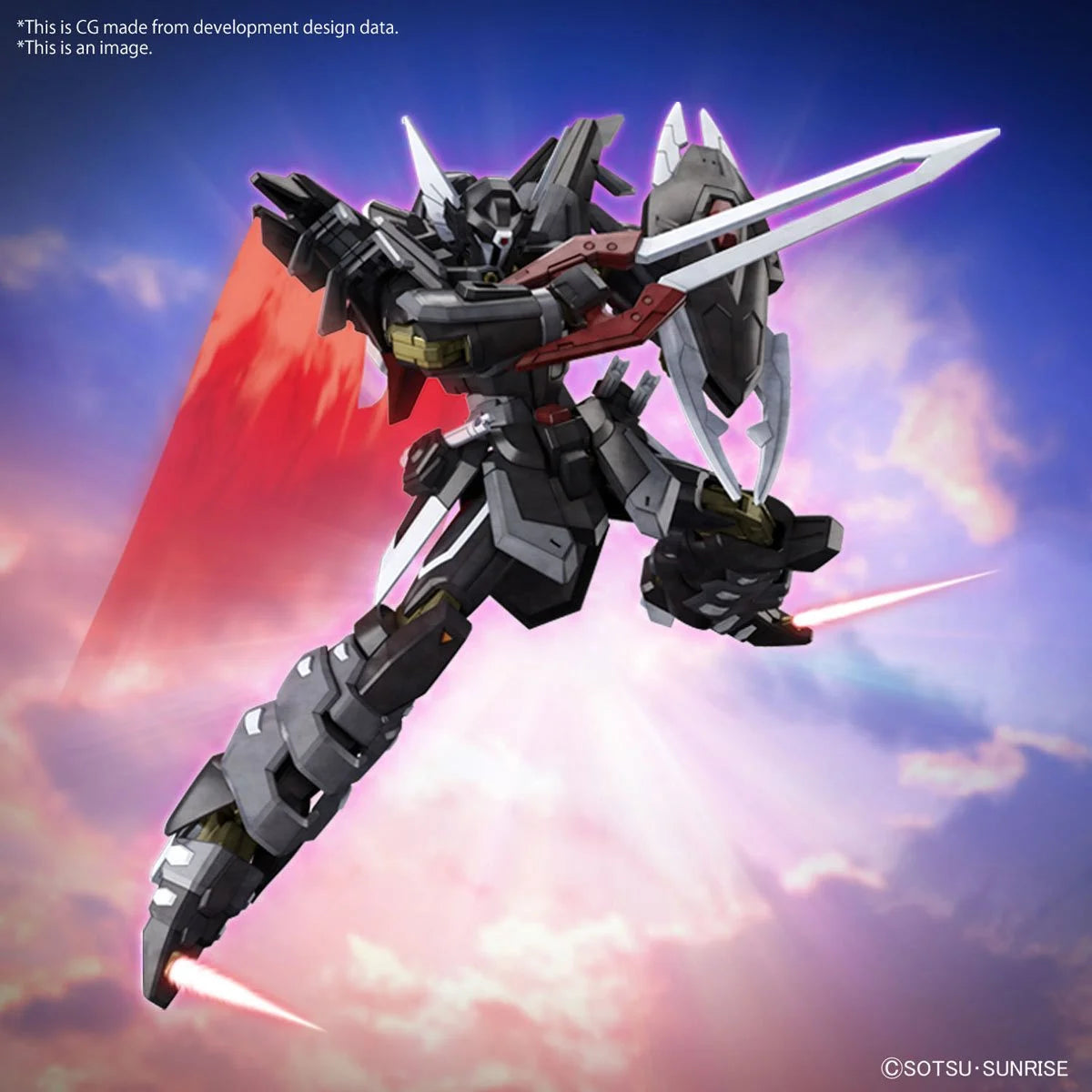 Bandai HG Mobile Suit Gundam Seed Freedom Movie Black Knight Squad Shi-ve.A High Grade 1:144 Scale Model Kit