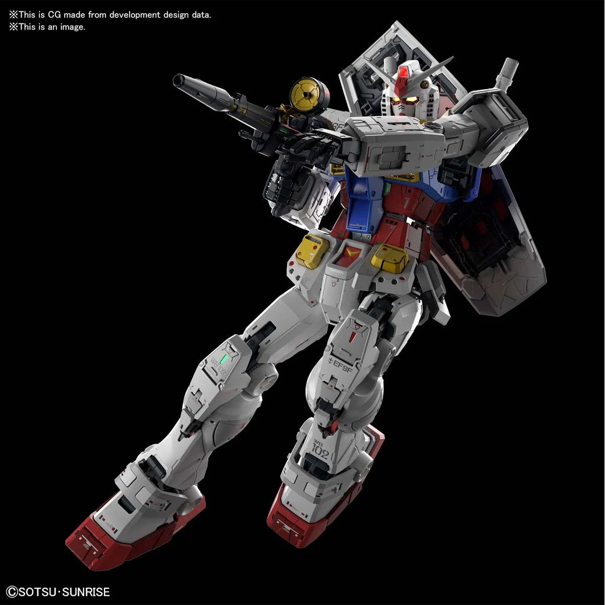 Bandai PG Mobile Suit Gundam RX-78-2 Gundam Perfect Grade Unleashed 1:60 Scale Model Kit