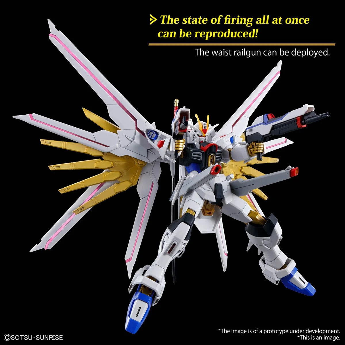 Bandai HG Mobile Suit Gundam Seed Freedom Mighty Strike Freedom Gundam High Grade 1:144 Scale Model Kit