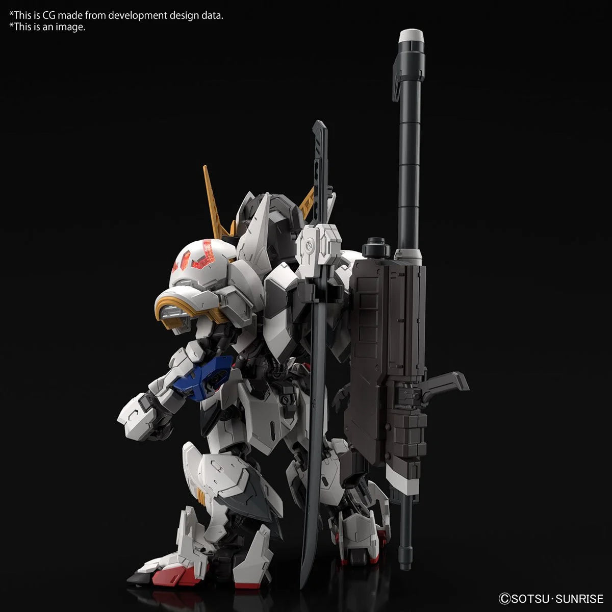 Bandai MGSD Mobile Suit Gundam: Iron-Blooded Orphans Gundam Barbatos Master Grade SD MGSD Model Kit