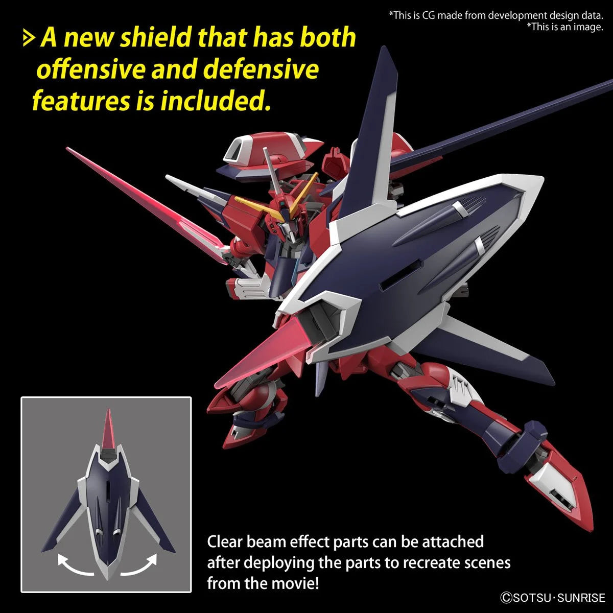 Bandai HG Mobile Suit Gundam Seed Freedom Movie Immortal Justice Gundam High Grade 1:144 Scale Model Kit